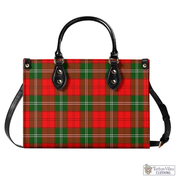 Gartshore Tartan Luxury Leather Handbags L - Tartan Vibes Clothing