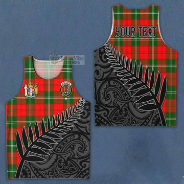 Gartshore Crest Tartan Men's Tank Top with New Zealand Silver Fern Half Style Men - Tartan Vibes Clothing