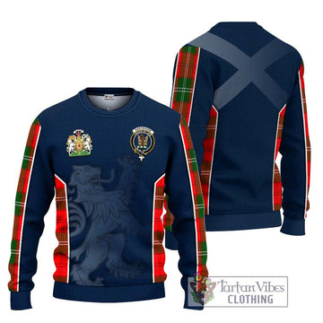 Gartshore Tartan Ugly Sweater with Family Crest and Lion Rampant Vibes Sport Style Unisex - Tartan Vibes Clothing