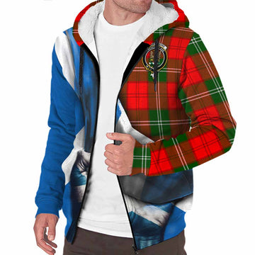 Gartshore Tartan Sherpa Hoodie with Family Crest Scotland Patriotic Style Unisex S - Tartan Vibes Clothing