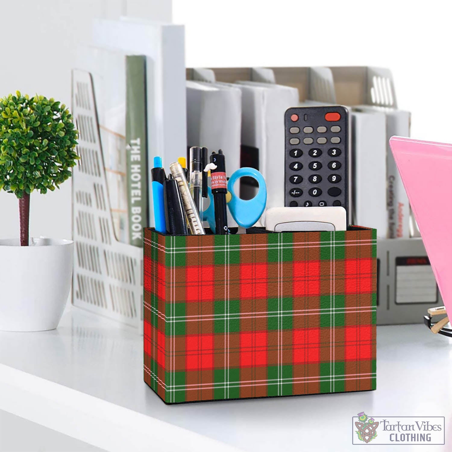 Gartshore Tartan Pen Holder One Size 5.9"(L)*2.7"(W)*4.3"(H) - Tartan Vibes Clothing