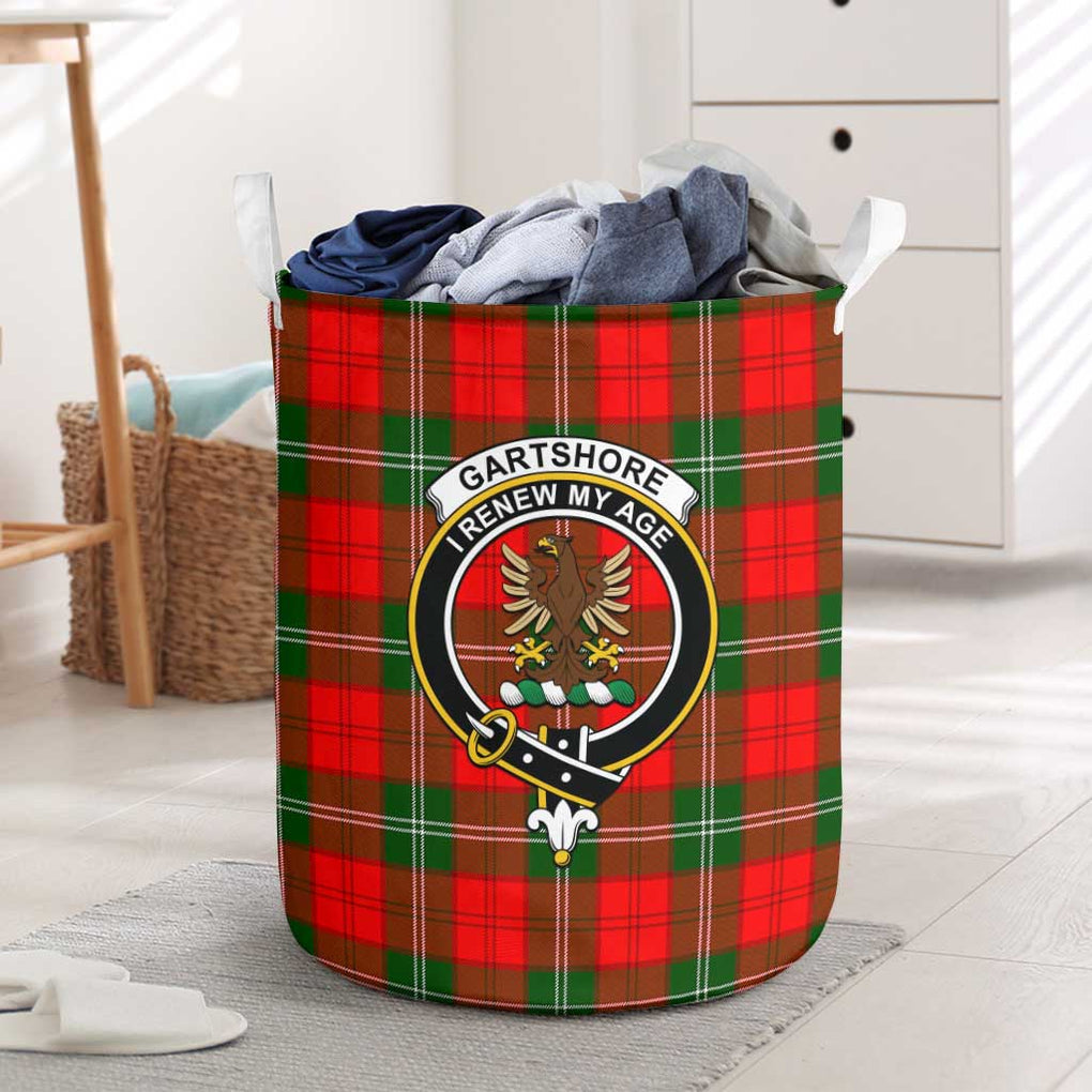 Gartshore Tartan Laundry Basket with Family Crest One Size - Tartan Vibes Clothing