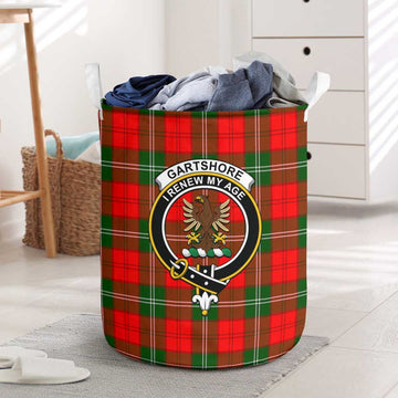 Gartshore Tartan Laundry Basket with Family Crest One Size - Tartan Vibes Clothing