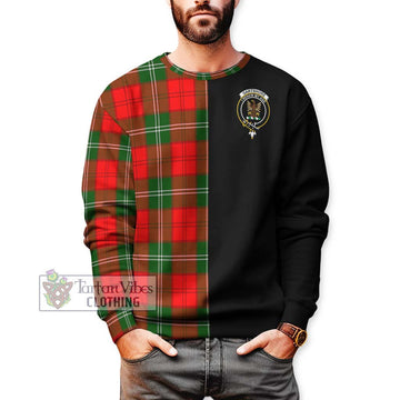 Gartshore Tartan Sweatshirt with Family Crest and Half Of Me Style Unisex - Tartan Vibes Clothing
