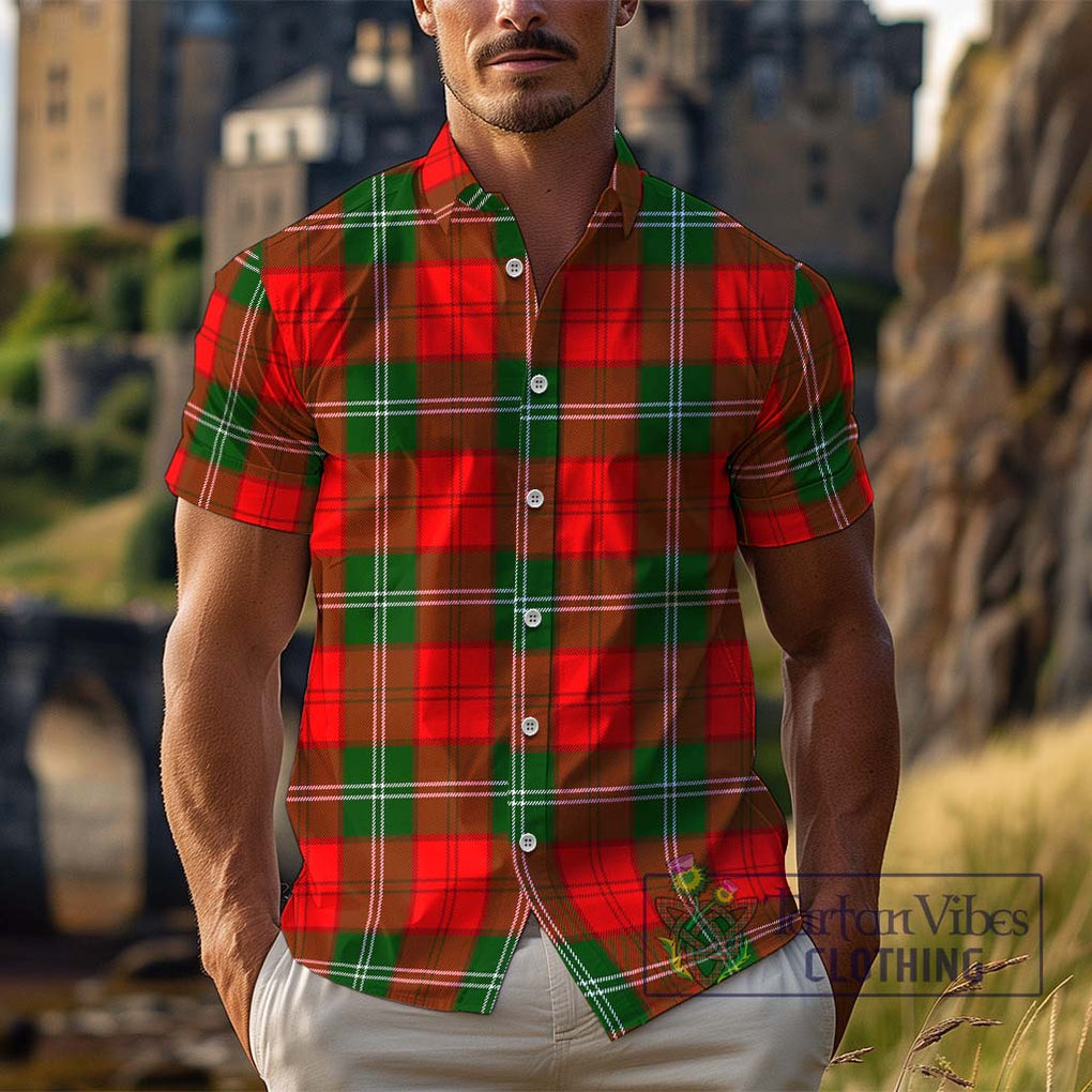 Gartshore Tartan Cotton Hawaiian Shirt Kid - Tartan Vibes Clothing