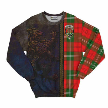Gartshore Tartan Family Crest Sweatshirt Alba Gu Brath Be Brave Lion Ancient Style Unisex - Tartan Vibes Clothing
