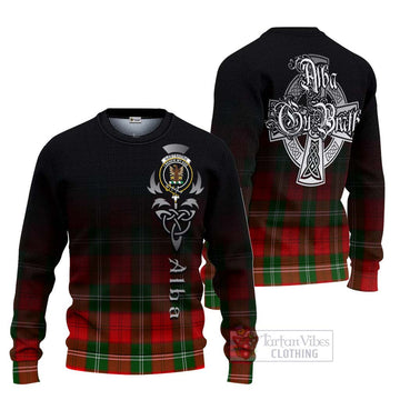 Gartshore Tartan Ugly Sweater Featuring Alba Gu Brath Family Crest Celtic Inspired Unisex - Tartan Vibes Clothing