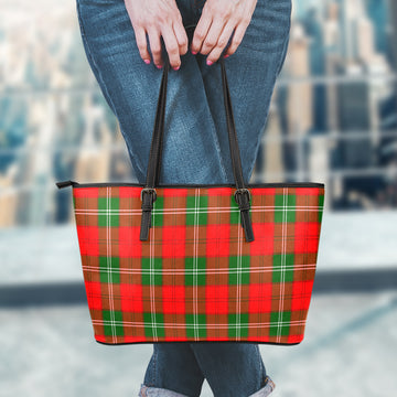 Gartshore Tartan Leather Tote Bag