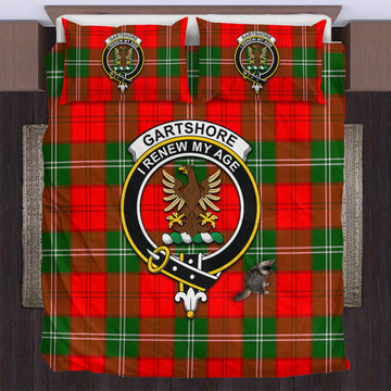 Gartshore Tartan Bedding Set with Family Crest