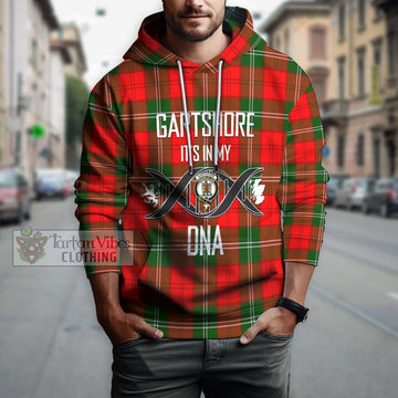 Gartshore Tartan Hoodie with Family Crest DNA In Me Style Pullover Hoodie - Tartan Vibes Clothing