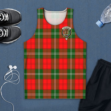 Gartshore Tartan Mens Tank Top with Family Crest 5XL - Tartan Vibes Clothing
