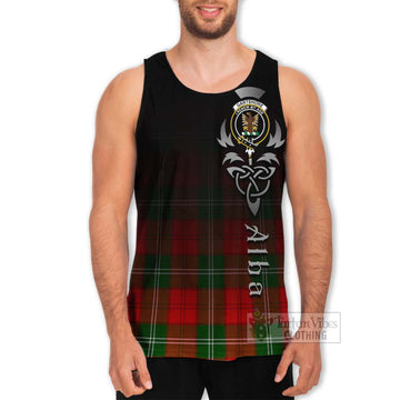 Gartshore Tartan Men's Tank Top Featuring Alba Gu Brath Family Crest Celtic Inspired Men - Tartan Vibes Clothing