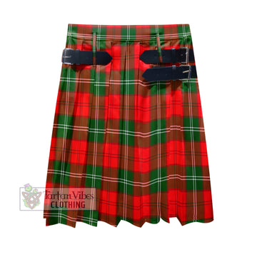Gartshore Tartan Men's Pleated Skirt - Fashion Casual Retro Scottish Kilt Style
