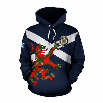 Gartshore Tartan Lion Rampant Cotton Hoodie Proudly Display Your Heritage with Alba Gu Brath and Clan Name Pullover Hoodie XS - Tartan Vibes Clothing