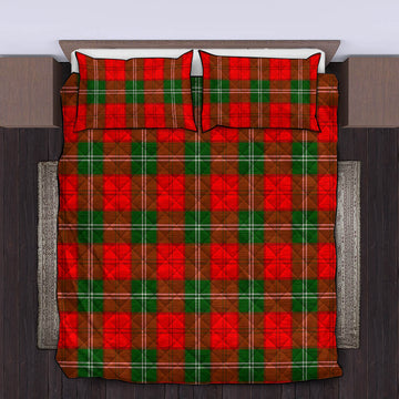 Gartshore Tartan Quilt Bed Set King - Tartan Vibes Clothing