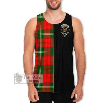 Gartshore Tartan Men's Tank Top with Family Crest and Half Of Me Style Men - Tartan Vibes Clothing