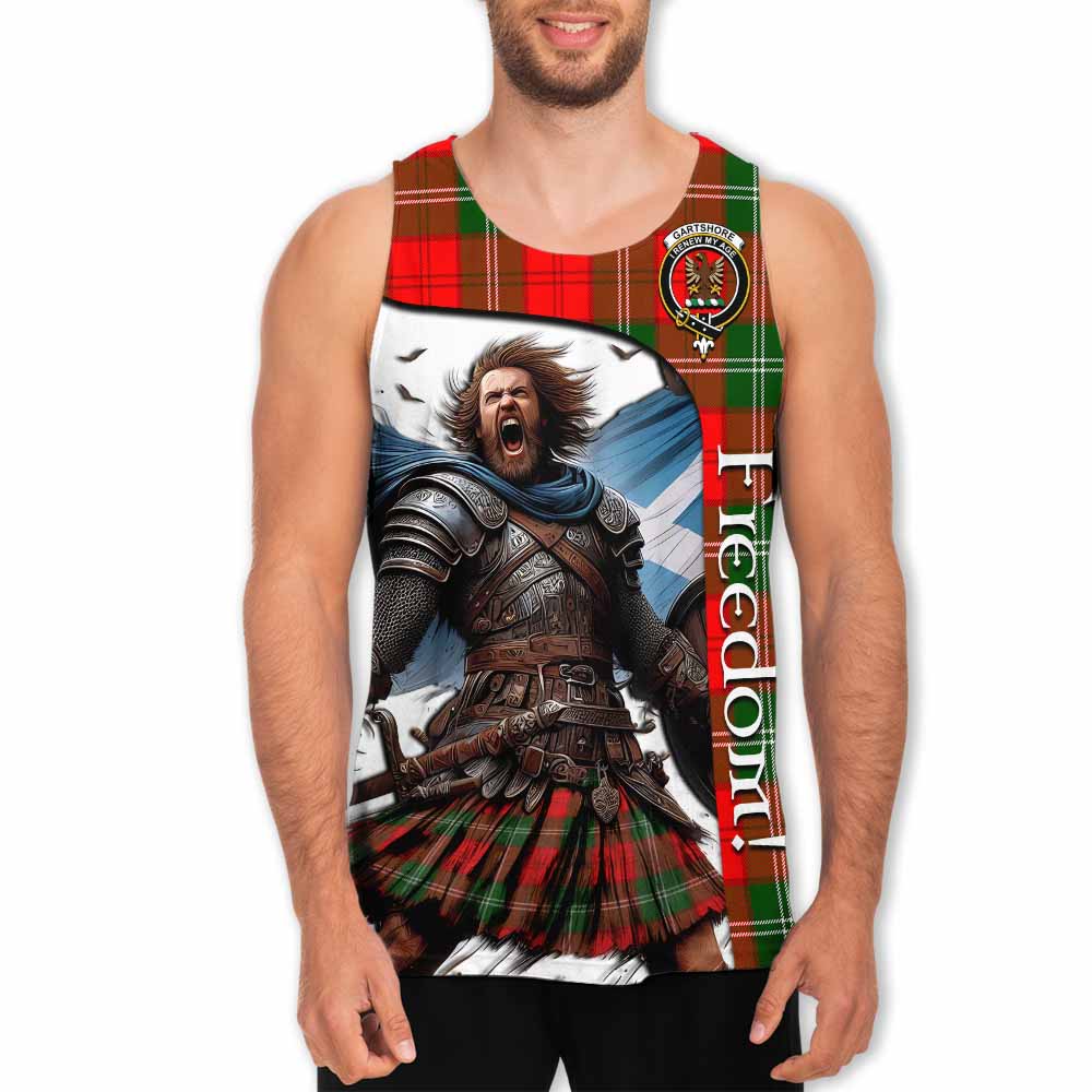 Gartshore Crest Tartan Men's Tank Top Inspired by the Freedom of Scottish Warrior Men - Tartan Vibes Clothing