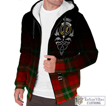 Gartshore Tartan Sherpa Hoodie Featuring Alba Gu Brath Family Crest Celtic Inspired Unisex - Tartan Vibes Clothing