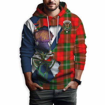 Gartshore Tartan Family Crest Hoodie Scottish Thistle Celtic Inspired Pullover Hoodie - Tartan Vibes Clothing