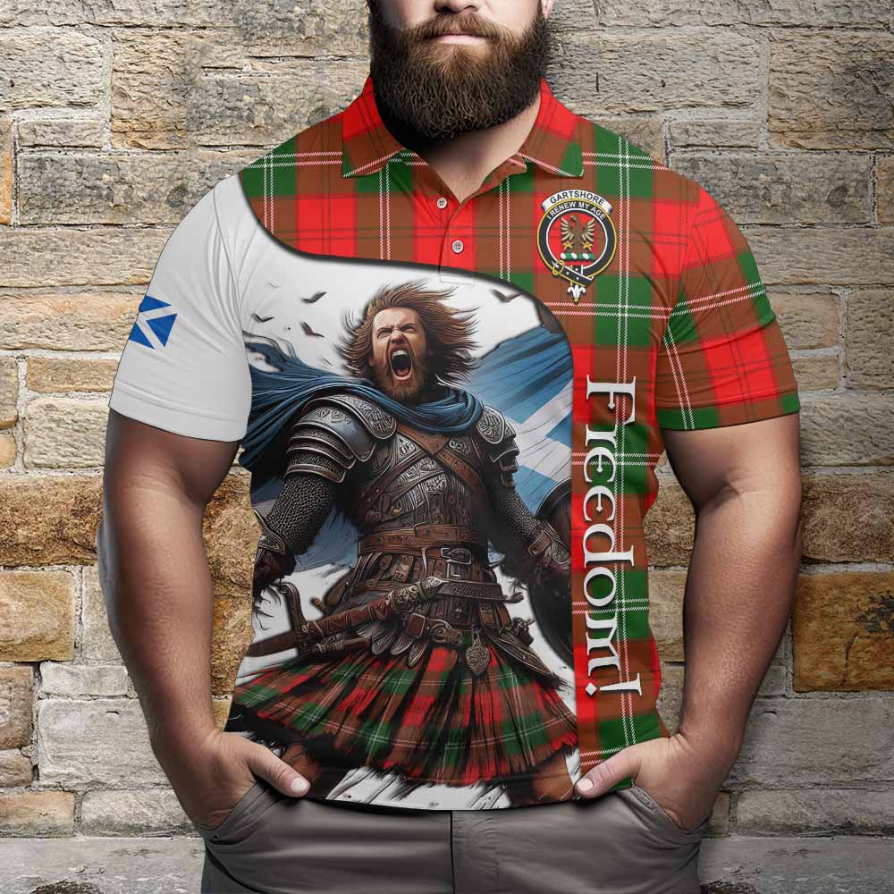 Gartshore Crest Tartan Polo Shirt Inspired by the Freedom of Scottish Warrior Kid - Tartan Vibes Clothing
