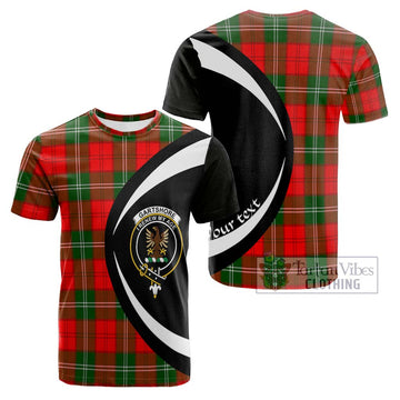 Gartshore Tartan Cotton T-shirt with Family Crest Circle Style Kid's Shirt - Tartan Vibes Clothing