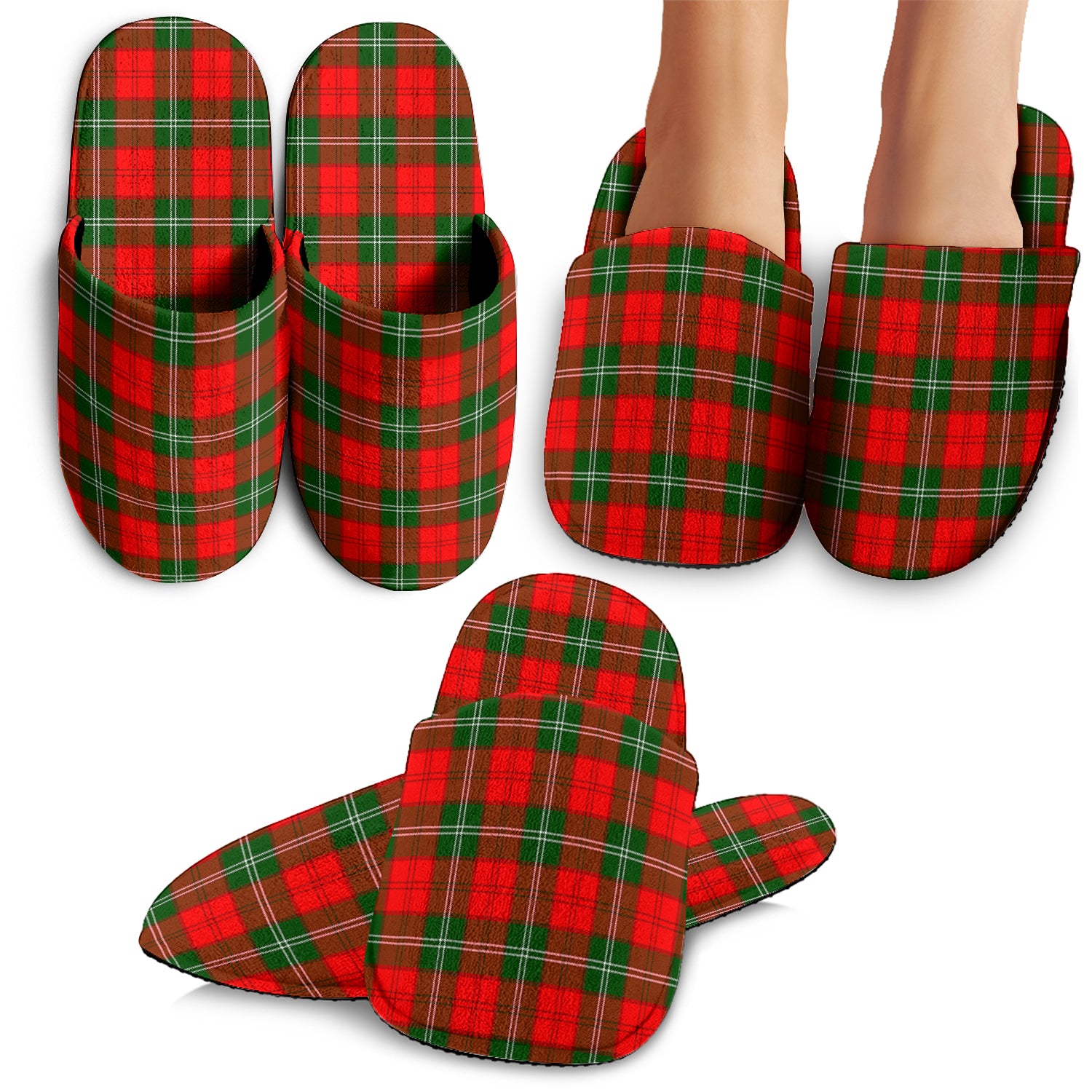 Gartshore Tartan Home Slippers - Tartan Vibes Clothing