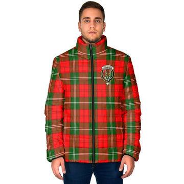 Gartshore Tartan Padded Jacket with Family Crest - Tartan Vibes Clothing