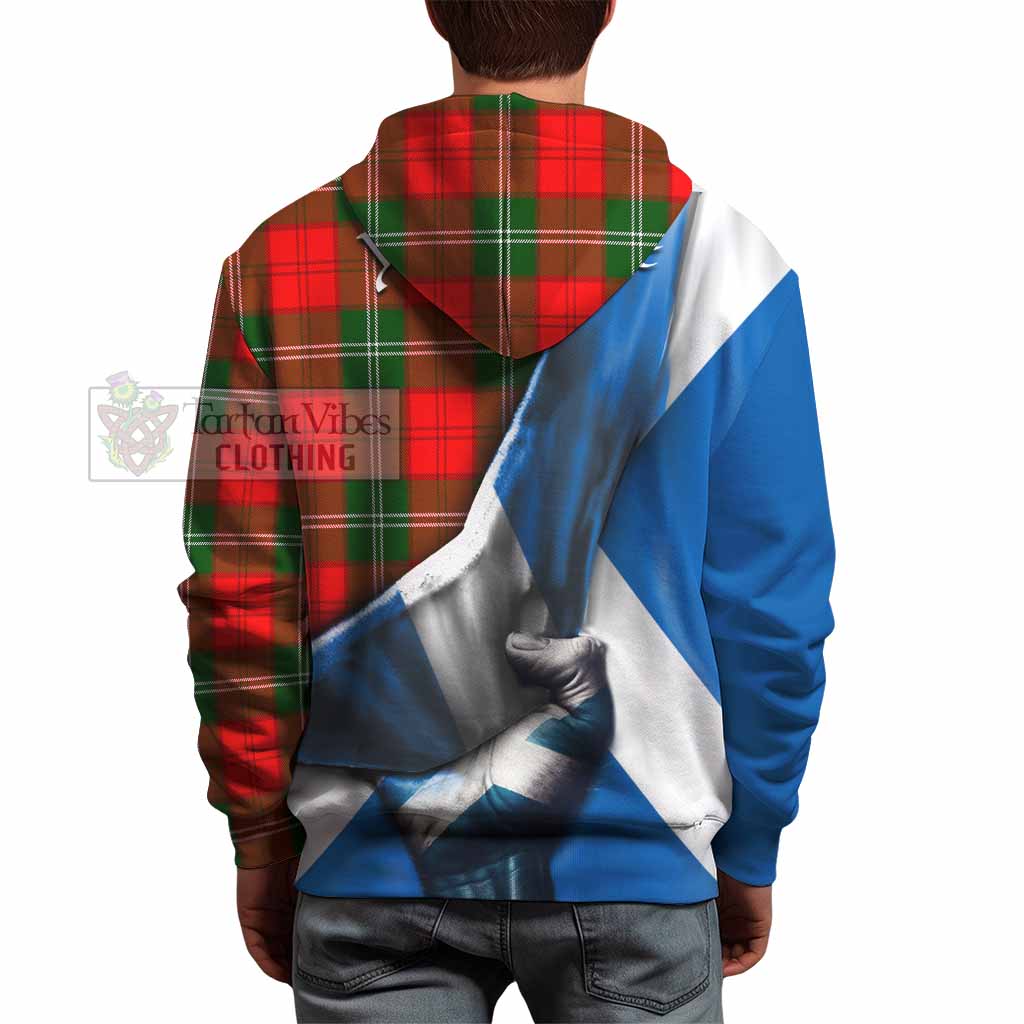 Gartshore Tartan Hoodie with Family Crest Scotland Patriotic Style - Tartan Vibes Clothing