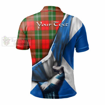 Gartshore Tartan Polo Shirt with Family Crest Scotland Patriotic Style - Tartan Vibes Clothing