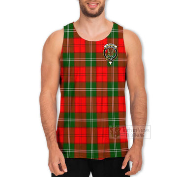 Gartshore Tartan Men's Tank Top with Family Crest Celtic Skull Style - Tartan Vibes Clothing