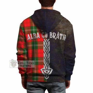 Gartshore Tartan Family Crest Hoodie Alba Gu Brath Be Brave Lion Ancient Style - Tartan Vibes Clothing