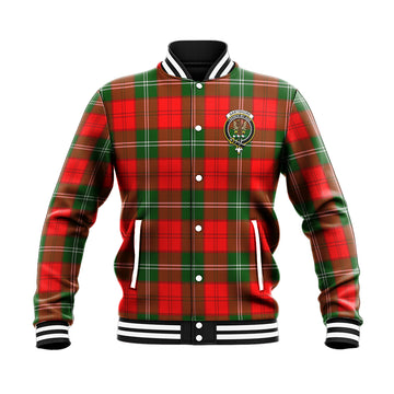 Gartshore Tartan Baseball Jacket with Family Crest - Tartan Vibes Clothing
