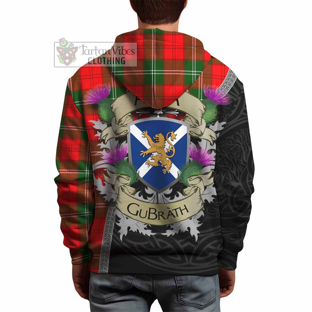 Gartshore Tartan Family Crest Hoodie Lion Rampant Royal Thistle Shield Celtic Inspired - Tartan Vibes Clothing
