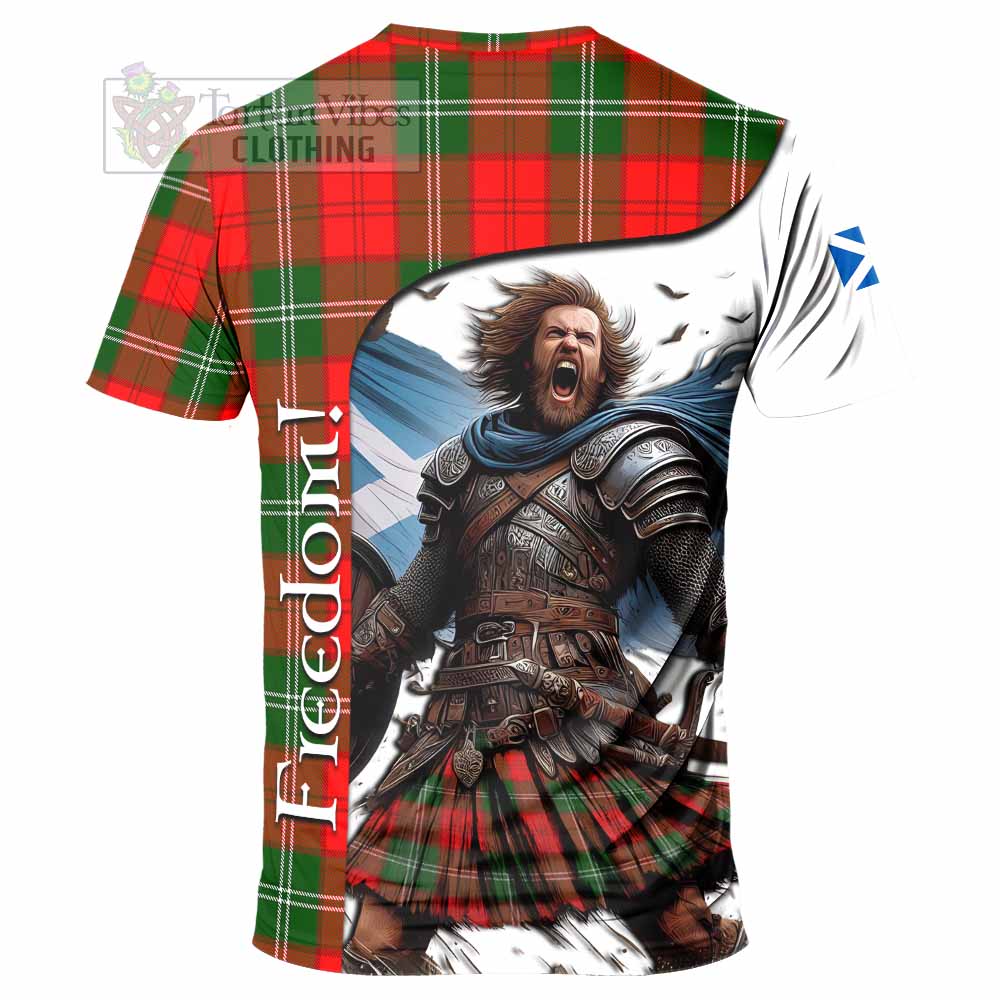 Gartshore Crest Tartan T-Shirt Inspired by the Freedom of Scottish Warrior - Tartan Vibes Clothing
