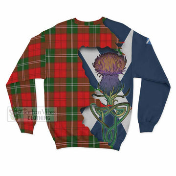 Gartshore Tartan Family Crest Sweatshirt Scottish Thistle Celtic Inspired - Tartan Vibes Clothing