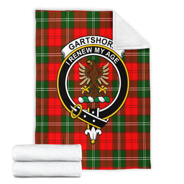 Gartshore Tartan Blanket with Family Crest - Tartan Vibes Clothing