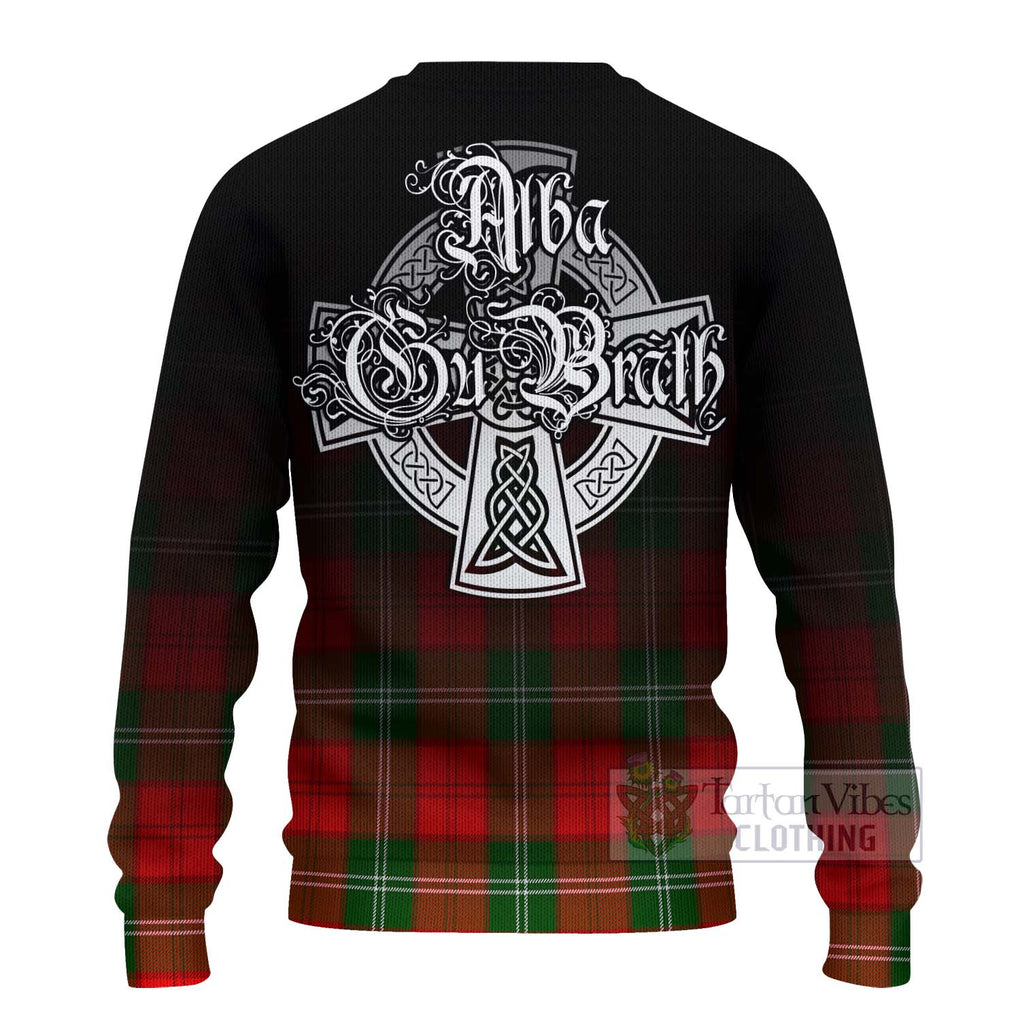 Gartshore Tartan Ugly Sweater Featuring Alba Gu Brath Family Crest Celtic Inspired - Tartan Vibes Clothing