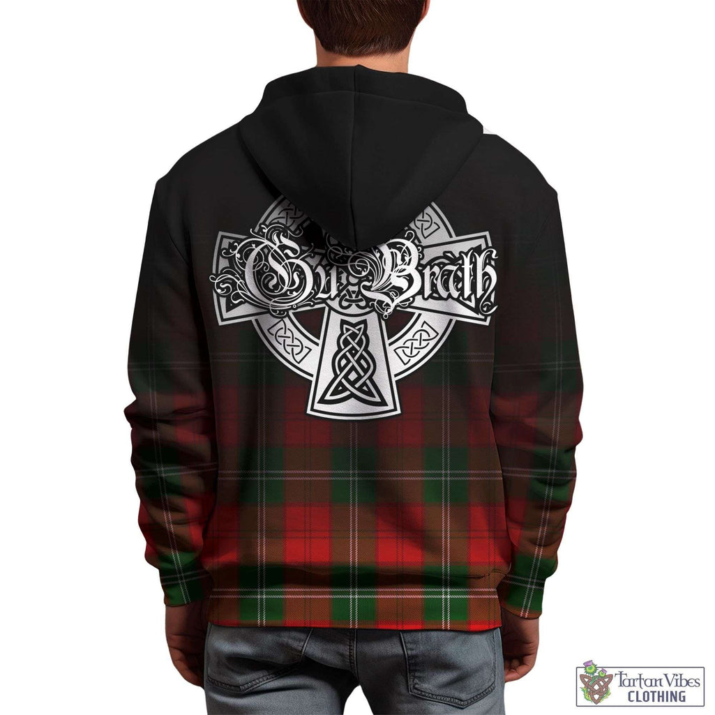 Gartshore Tartan Hoodie Featuring Alba Gu Brath Family Crest Celtic Inspired - Tartan Vibes Clothing