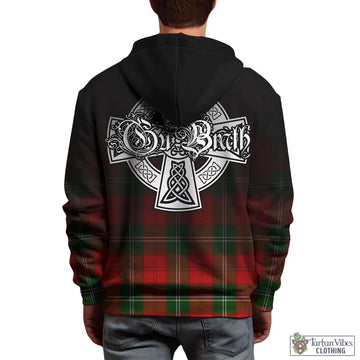 Gartshore Tartan Hoodie Featuring Alba Gu Brath Family Crest Celtic Inspired - Tartan Vibes Clothing