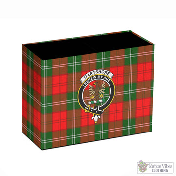 Gartshore Tartan Pen Holder with Family Crest - Tartan Vibes Clothing