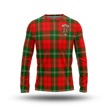 Gartshore Tartan Long Sleeve T-Shirt with Family Crest - Tartan Vibes Clothing