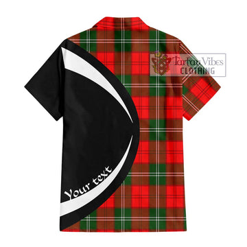 Gartshore Tartan Hawaiian Shirt with Family Crest Circle Style - Tartan Vibes Clothing