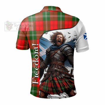 Tartan Vibes Clothing Gartshore Crest Tartan Polo Shirt Inspired by the Freedom of Scottish Warrior