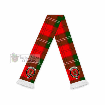 Tartan Vibes Clothing Gartshore Tartan Ruffneck Scarf with Family Crest