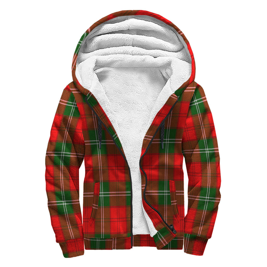 Gartshore Tartan Sherpa Hoodie with Family Crest - Tartan Vibes Clothing