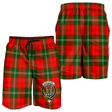 Gartshore Tartan Mens Shorts with Family Crest - Tartan Vibes Clothing