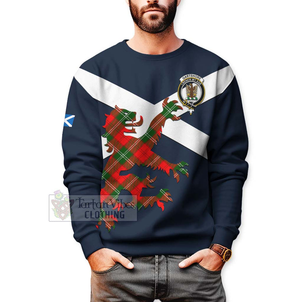 Gartshore Tartan Lion Rampant Sweatshirt Proudly Display Your Heritage with Alba Gu Brath and Clan Name - Tartan Vibes Clothing