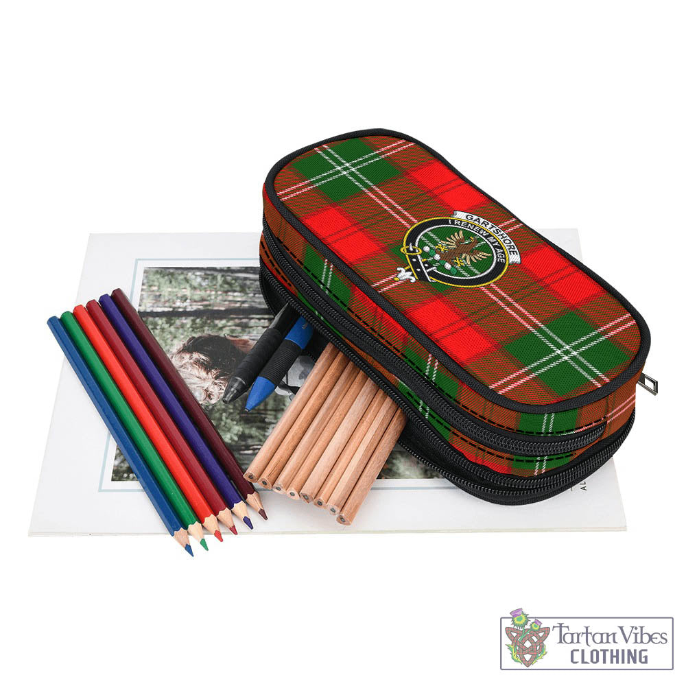 Gartshore Tartan Pen and Pencil Case with Family Crest - Tartan Vibes Clothing