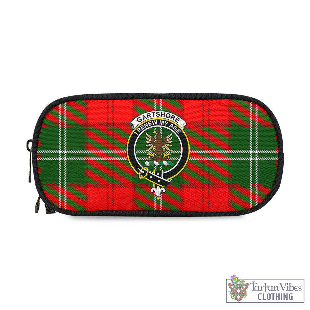 Gartshore Tartan Pen and Pencil Case with Family Crest - Tartan Vibes Clothing