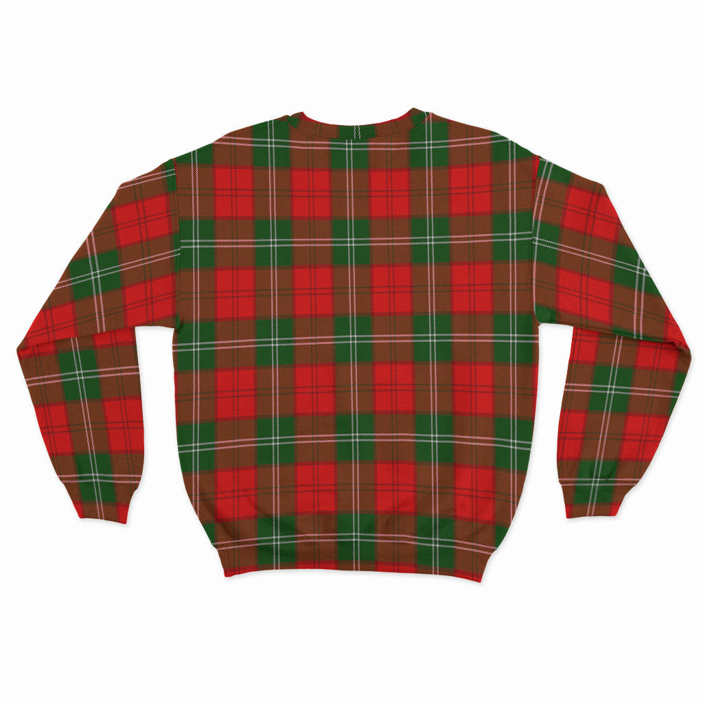 Gartshore Tartan Sweatshirt with Family Crest - Tartan Vibes Clothing